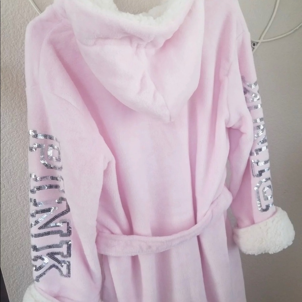 Victoria Secret PINK Robe Bling NWT Size M/L